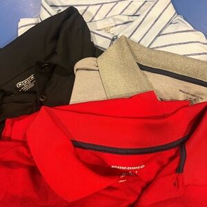 4 golf/polo shirts various colors 3xl